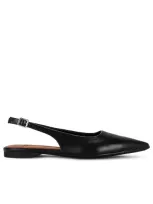 Vagabond Hermine Black Slingbacks