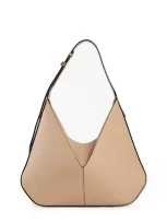 Valextra Vivi Shoulder Bag In Beige