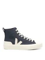 Veja Blue Wata Ii Pierre Canvas Sneakers