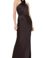 Veronica Beard Alberta Dress Dark Chocolate