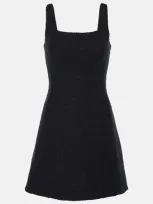 Veronica Beard Delphine Cotton-blend Minidress In Black