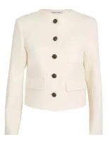 Veronica Beard Wool-blend Lyssa Jacket In Ivory