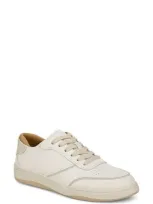 Vince Westside Leather Low-top Sneakers In Milk White Leather