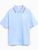 Wales Bonner X Adidas Wb S/s Polo In Blue