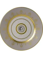 Wedgwood Anthemion Grey Plate In Gray