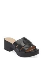 Wonders Block Heel Sandal In Iseo Black