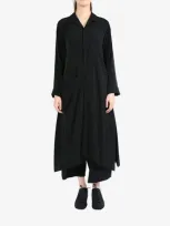 Yohji Yamamoto Draped Dress In Black