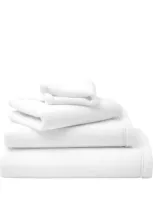 Yves Delorme Couture Duetto Blanc Guest Towel In White