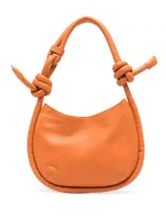 Zanellato Demi' Baby Leather Shoulder Bag In Orange