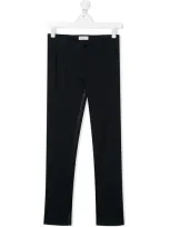 Paolo Pecora Teen Tuxedo Style Trousers In Blue