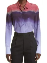 Altuzarra Printed Silk Shirt In Orseille Landscape