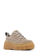 Sorel Caribou X Waterproof Platform Sneaker In Omega Taupe/sea Salt